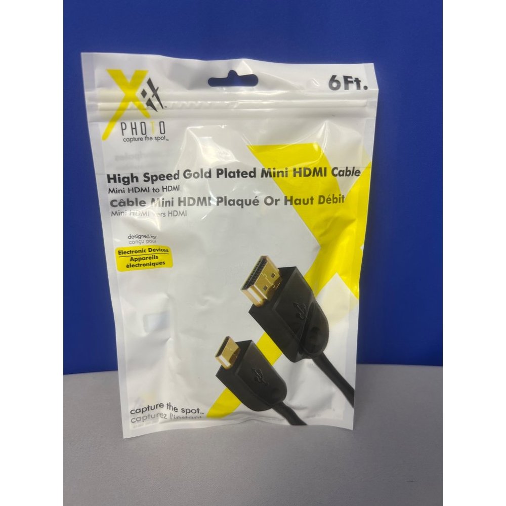 New Mini HDMI 6ft Cable Gold Plated High Speed Photo Computer Electronic Devices